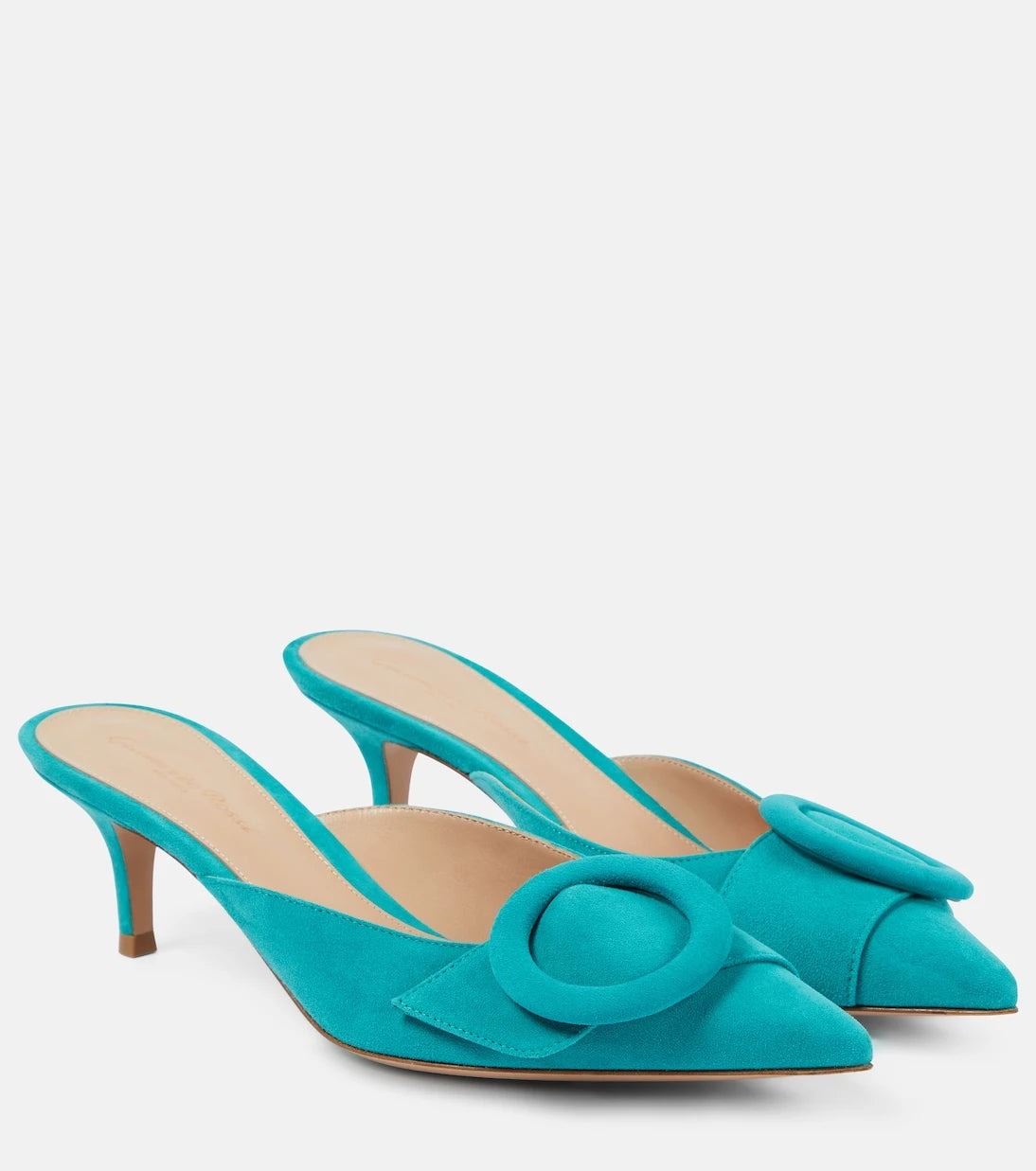 Gianvito Rossi - Portofino 55 suede mules