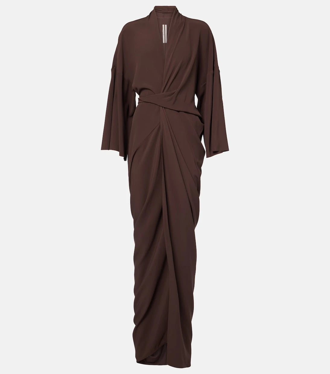 Rick Owens - Satin wrap gown