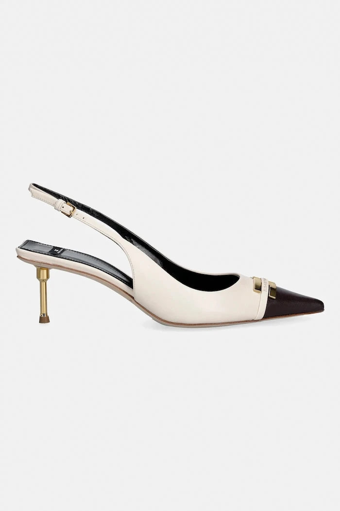 Кожени обувки с тънък ток Elisabetta Franchi