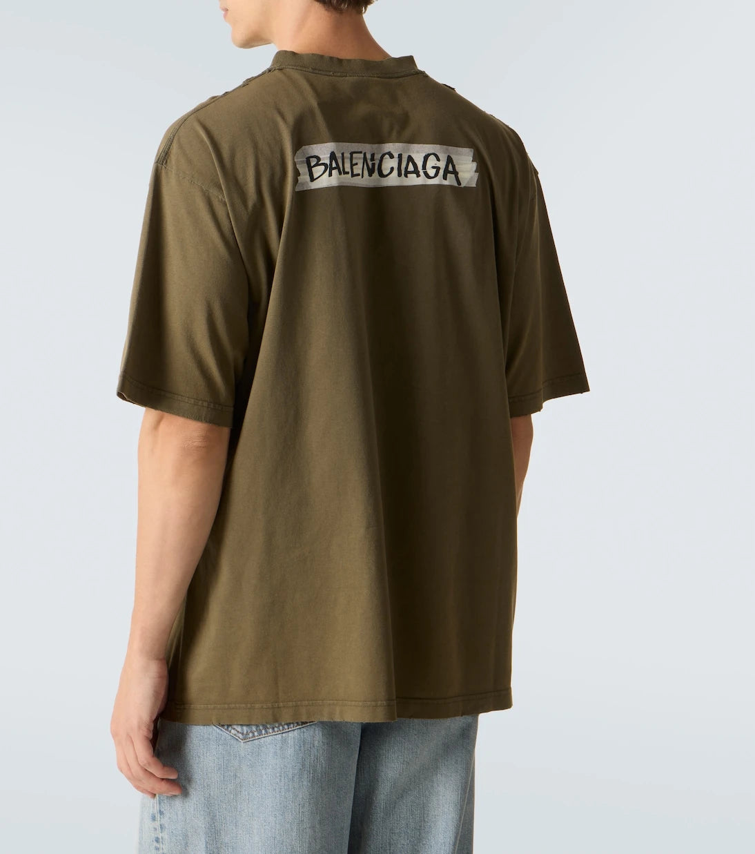 Balenciaga - Logo cotton jersey T-shirt