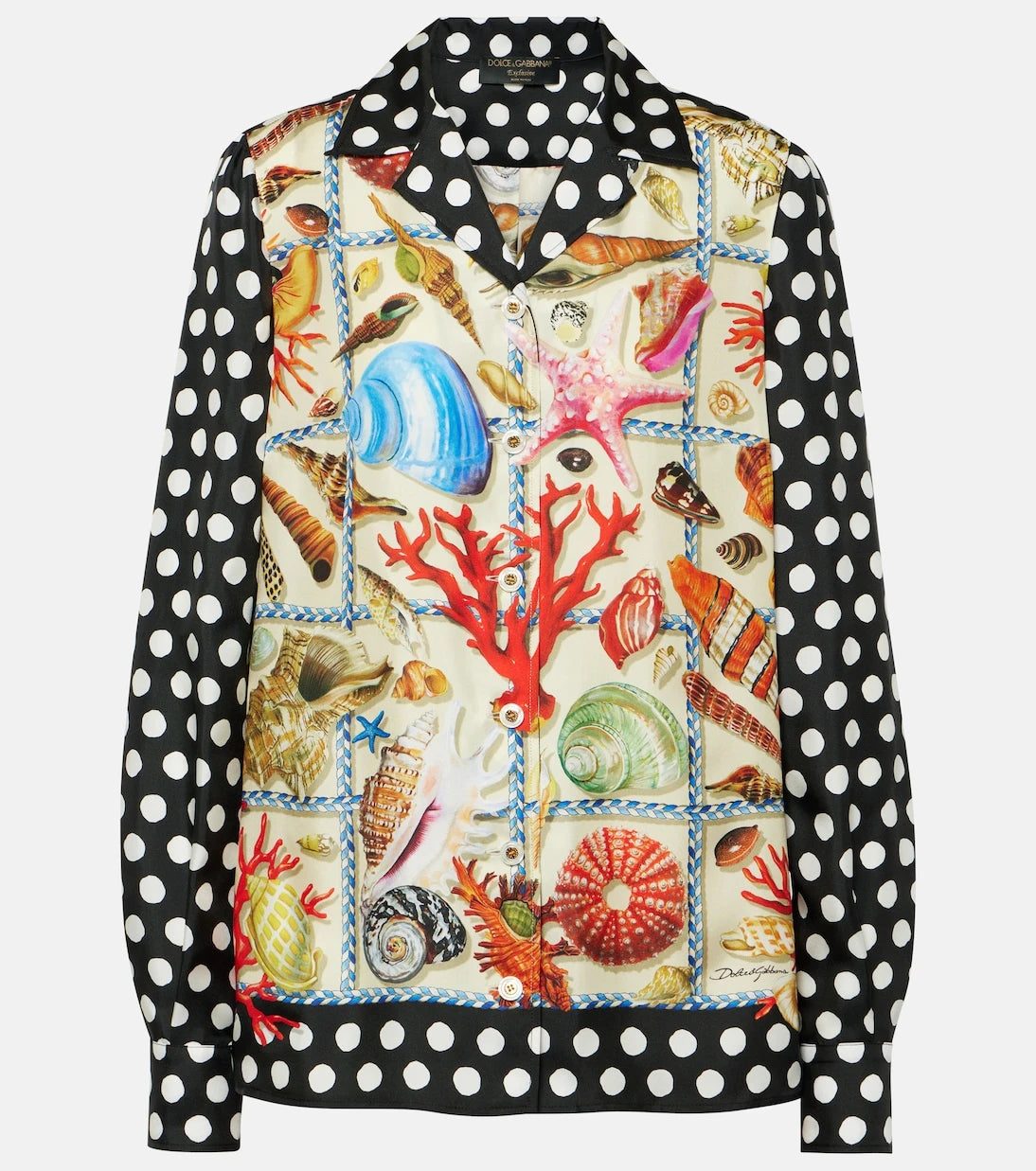 Dolce&Gabbana - Capri printed silk shirt