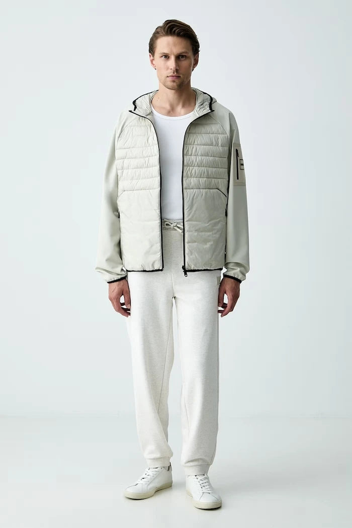 BOSS Green erkek pamuklu spor pantolon JT_Long Pants