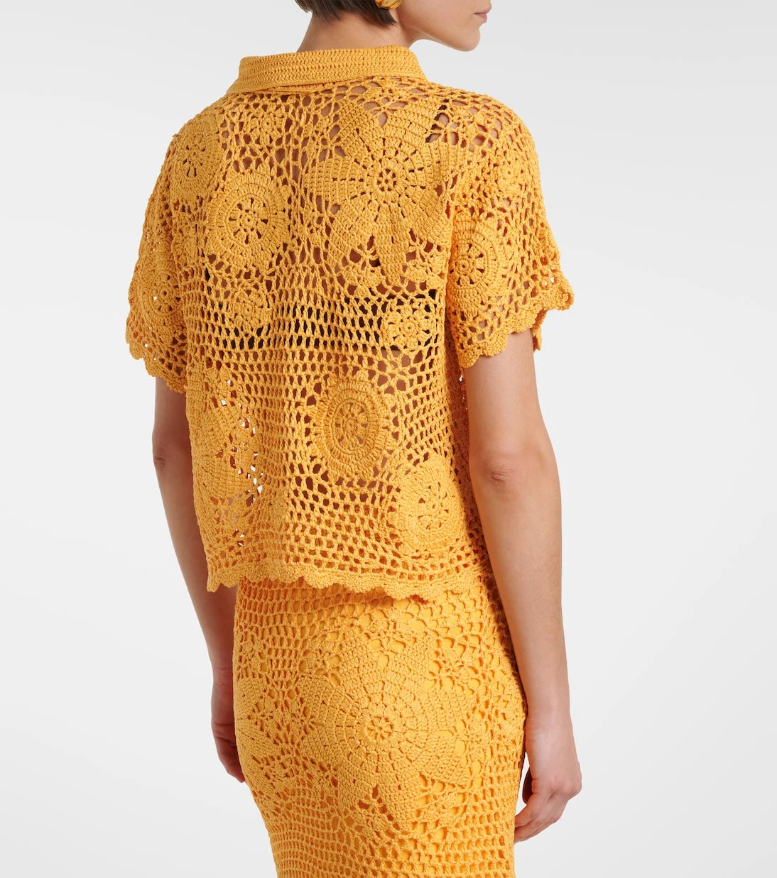 Simkhai - Macks floral crochet cotton shirt