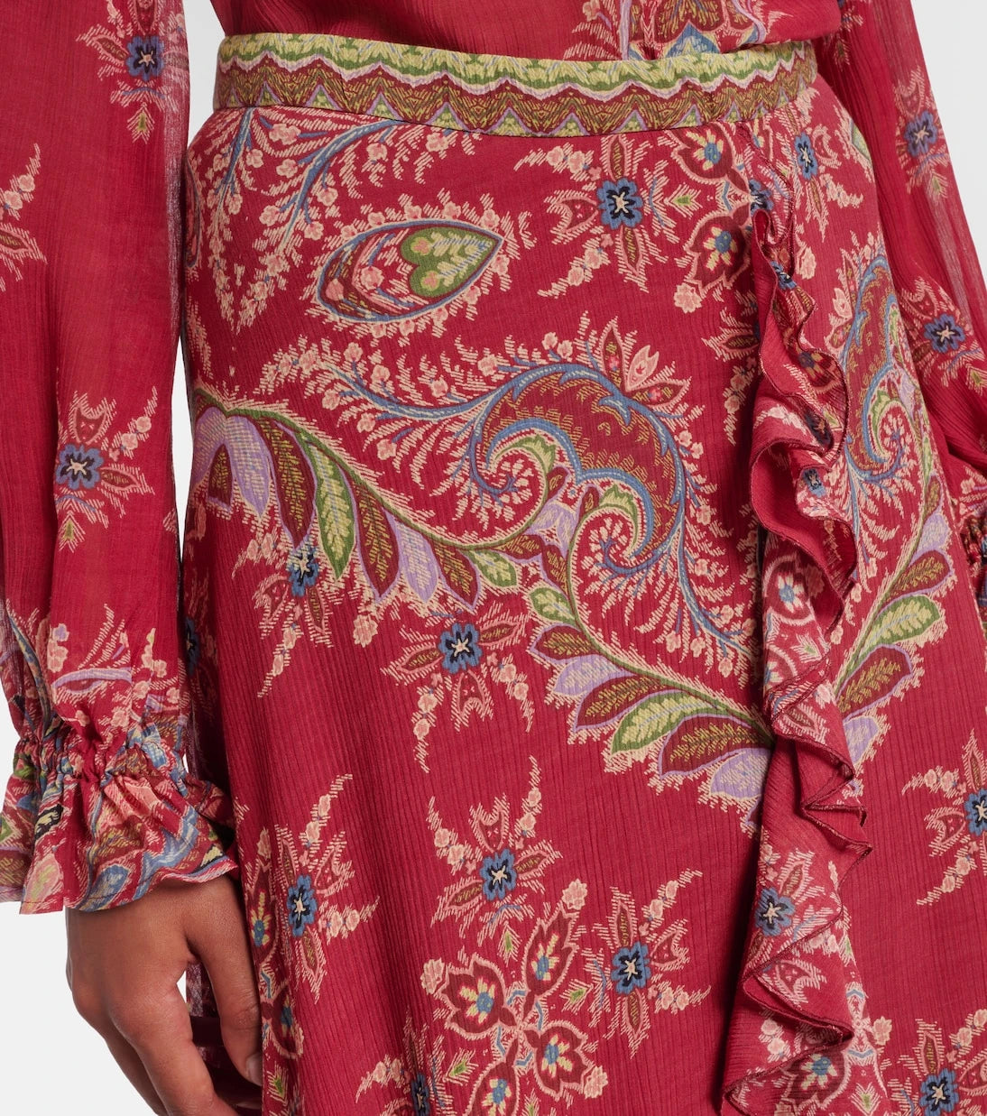 Etro - Printed maxi skirt
