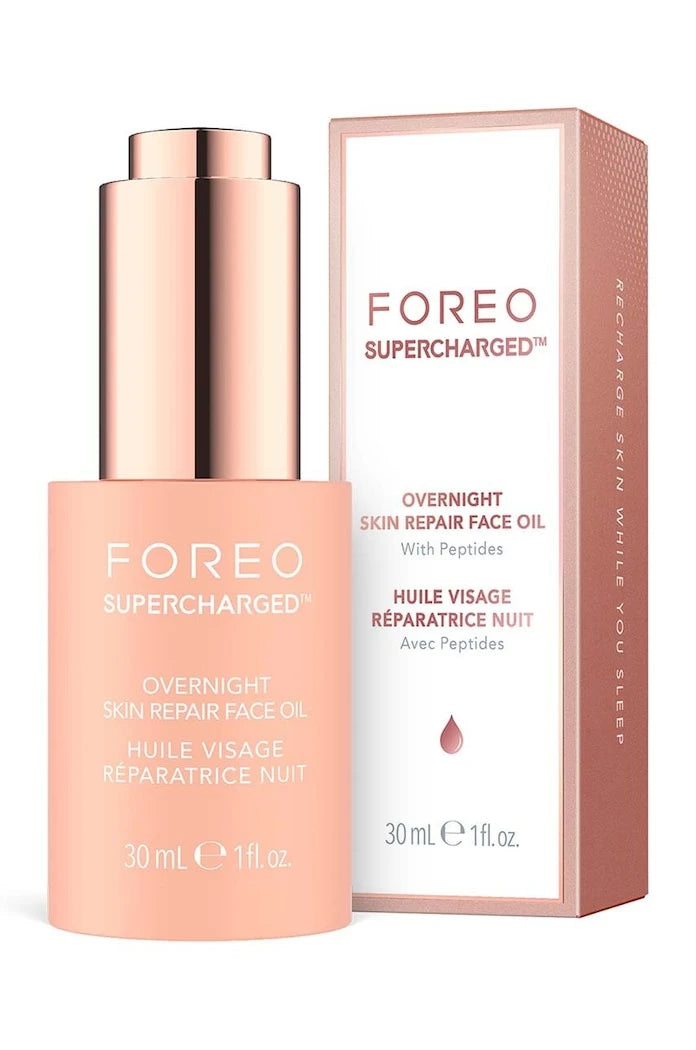 FOREO SUPERCHARGED Gece Onarıcı Yüz Yağı 30 mL