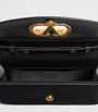 Valentino Garavani Black Small Leather Vain Clutch Bag