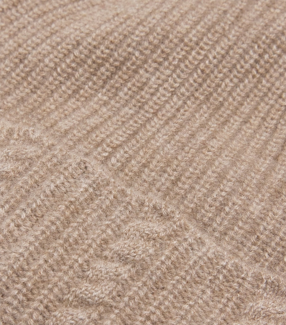 White Cashmere Beanie