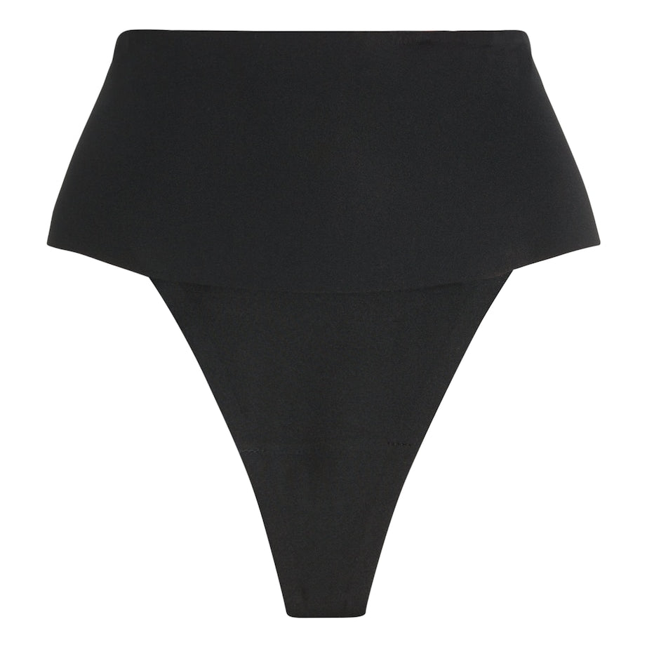 SPANX Black SPANXsupersmooth Undie-tectable Thong - Light Control
