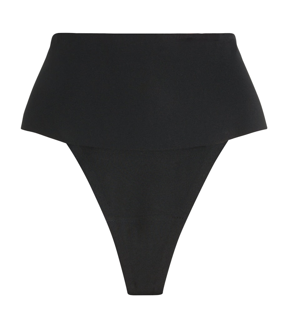 SPANX Black SPANXsupersmooth Undie-tectable Thong - Light Control