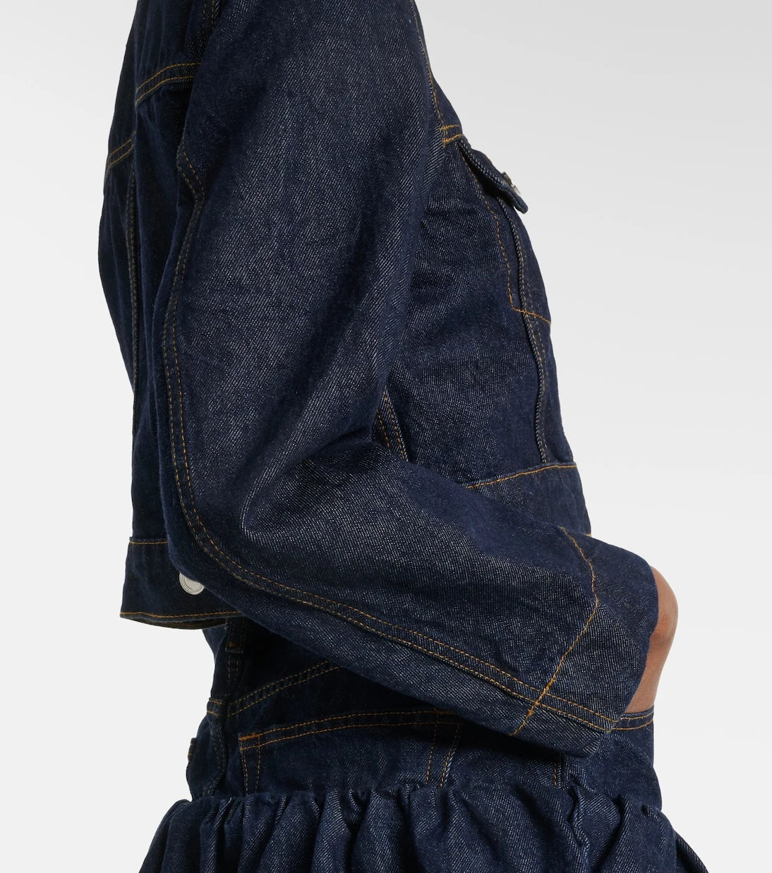 Ganni - Cropped denim jacket