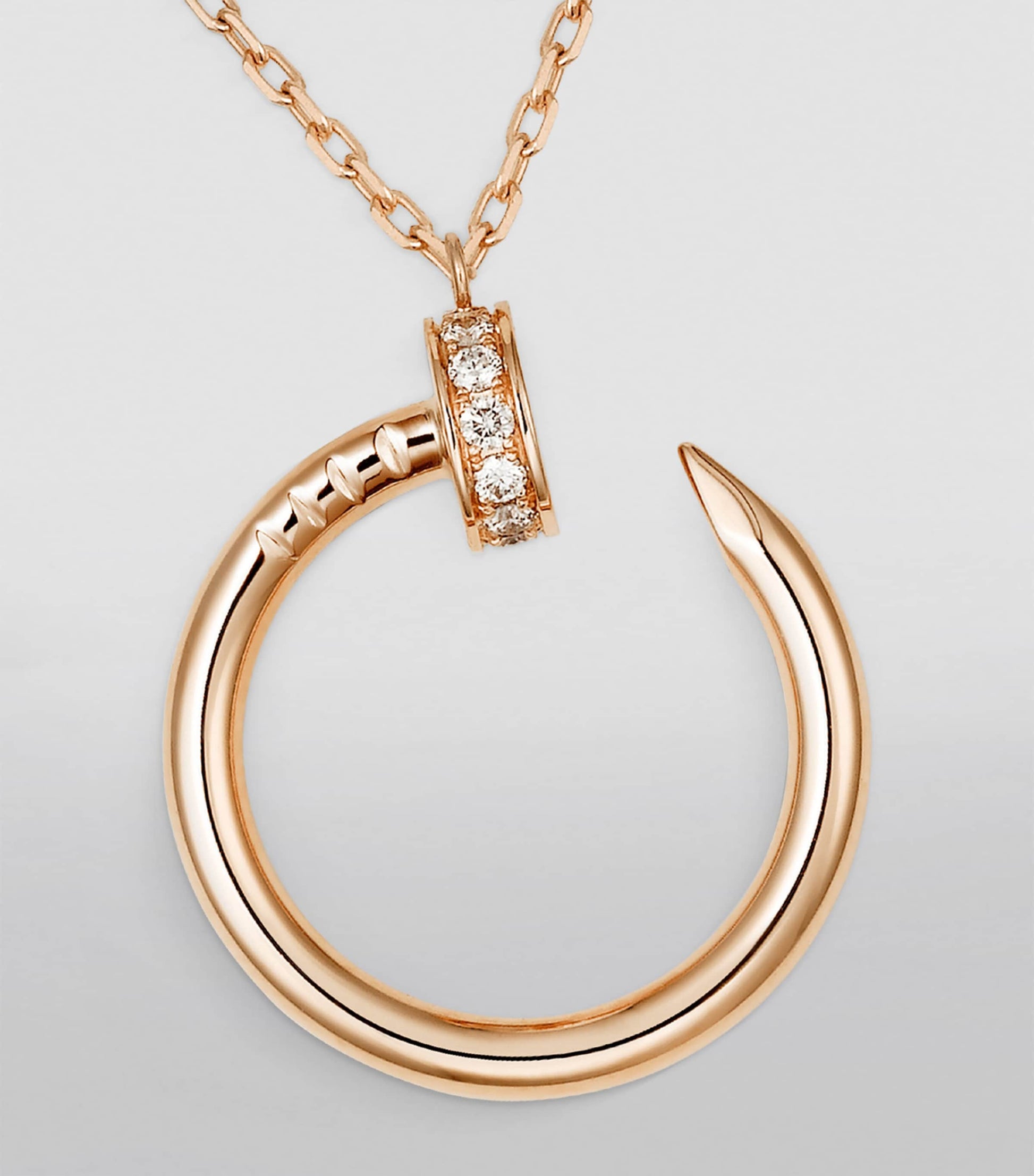 Rose Gold and Diamond Juste un Clou Necklace