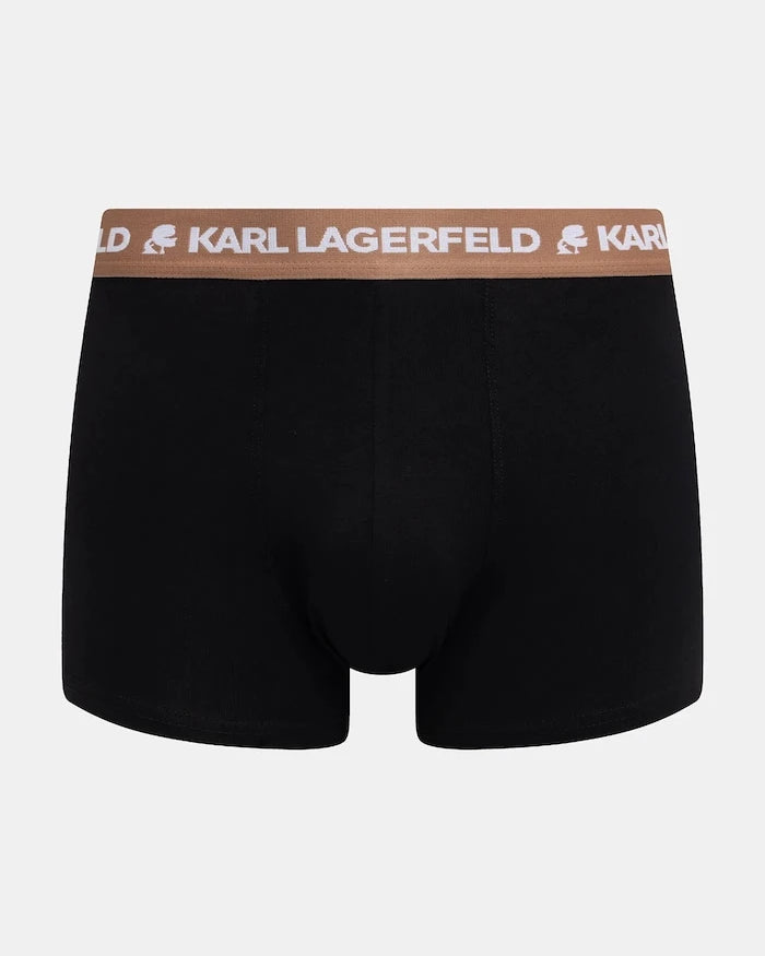 Karl Lagerfeld pamuk ve elastan erkek dar boxer LOGO TRUNK 5’li