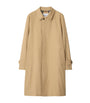 Cotton Gabardine Car Coat FLAX