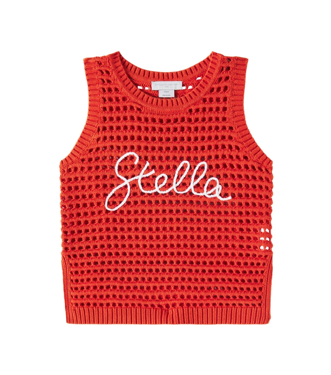 Stella McCartney Kids - Open-knit cotton sweater vest