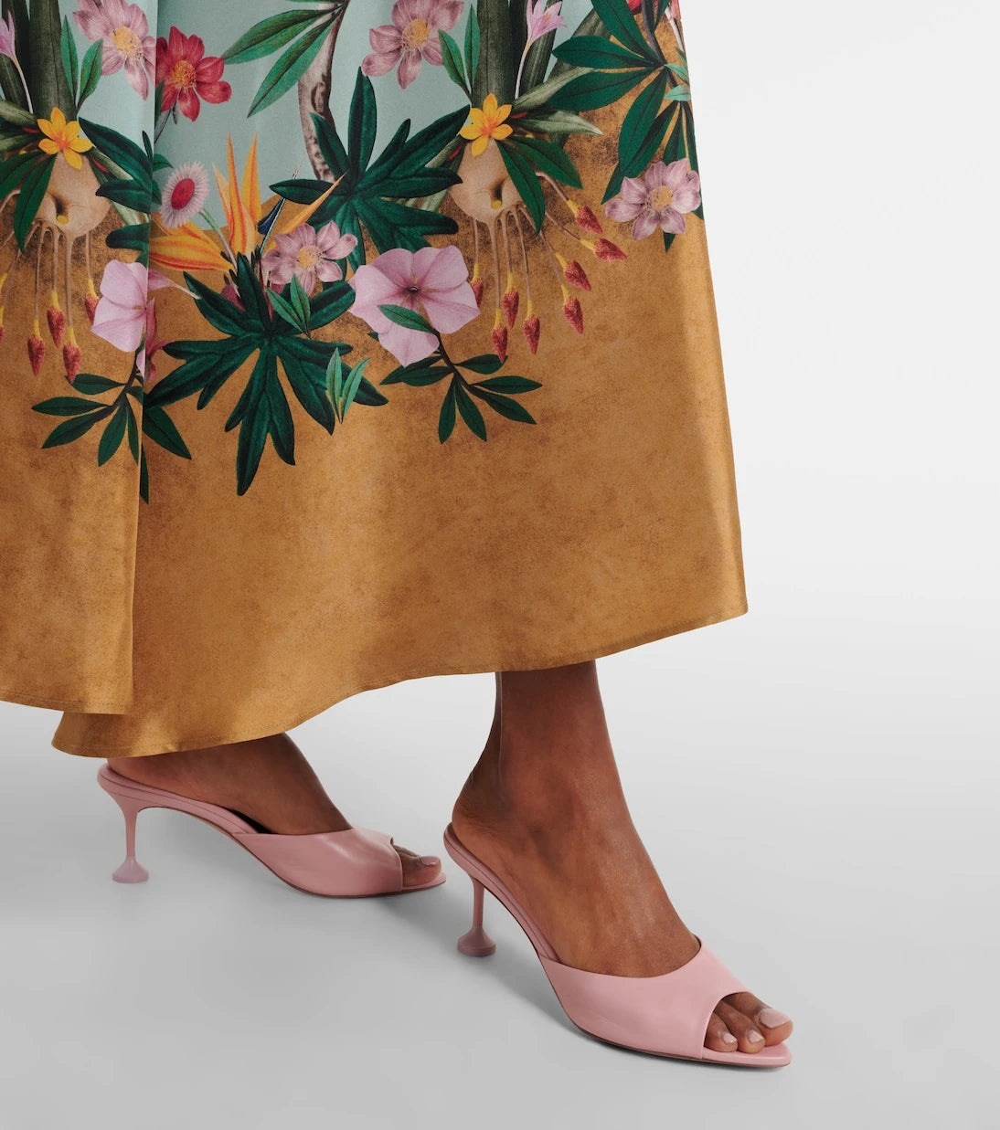 Aquazzura - Bisous 65 leather mules