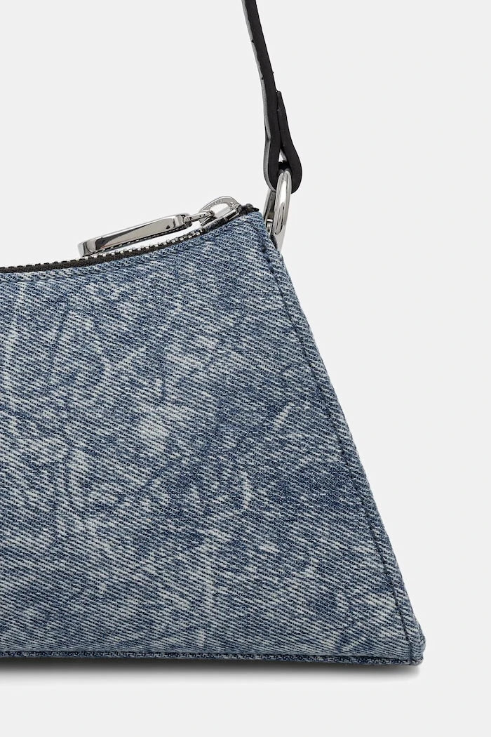 Karl Lagerfeld Jeans kadın denim baget çanta