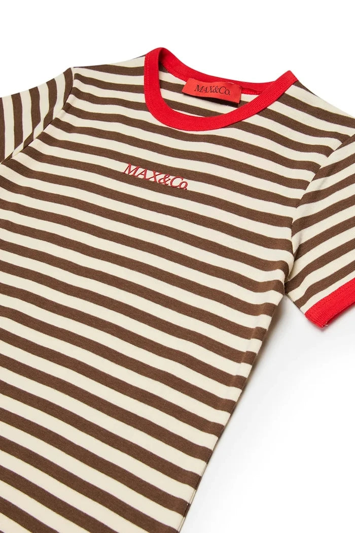 Детска памучна рокля MAX&Co. MAXD34F DRESS