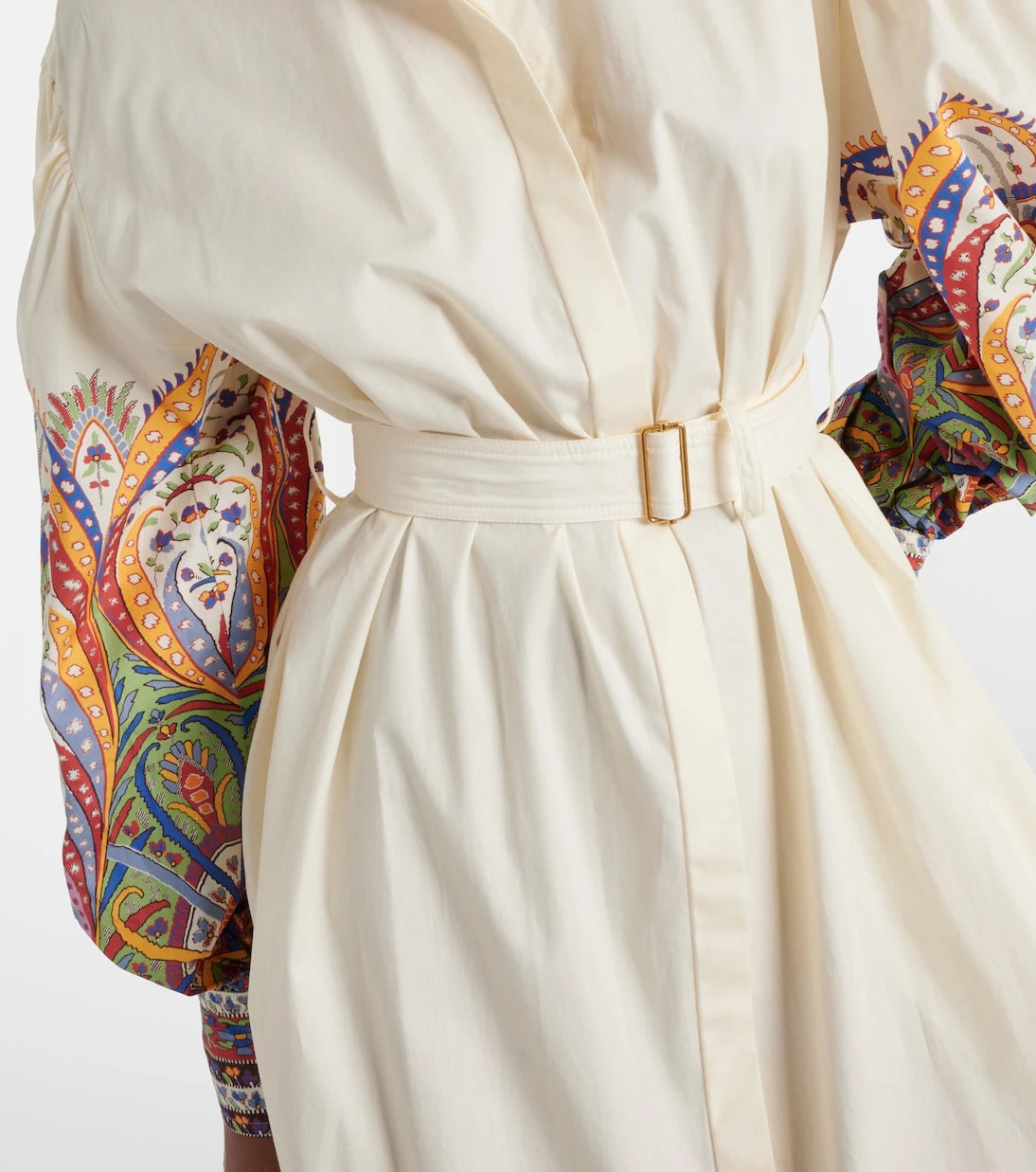Etro - Paisley cotton poplin shirt dress