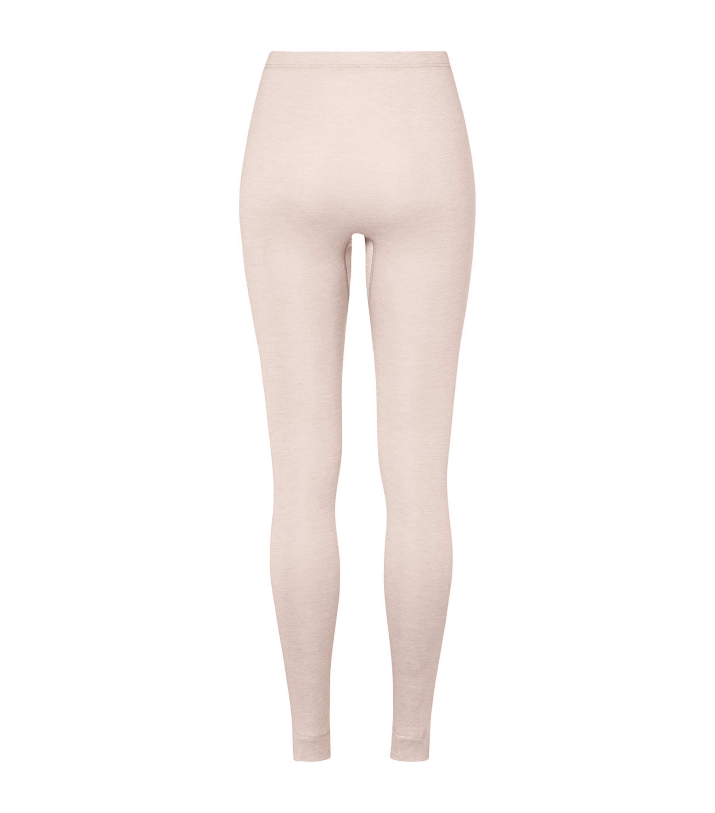 Ivory Silk-Cashmere Leggings