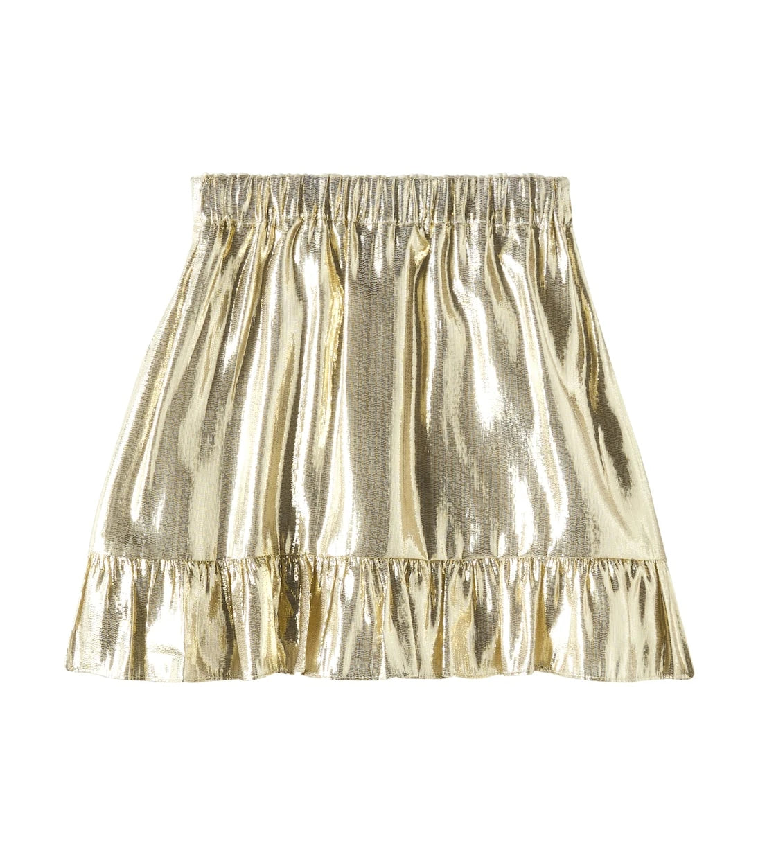 Self-Portrait Kids - Fringed lamé skirt