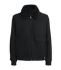 Wool-Blend Bomber Jacket BLACK
