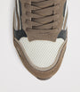 Brown Flame Sneakers