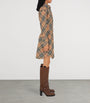 Burberry Beige Cotton Check Shirt Dress