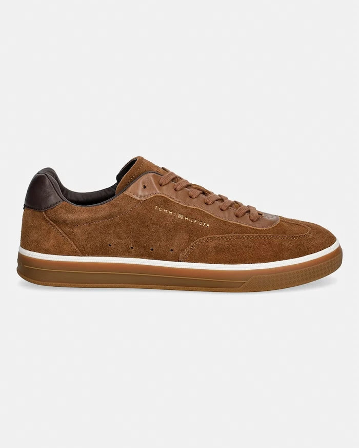 Tommy Hilfiger TH LO LUX SUEDE LEATHER MIX Erkek Süet Spor Ayakkabı