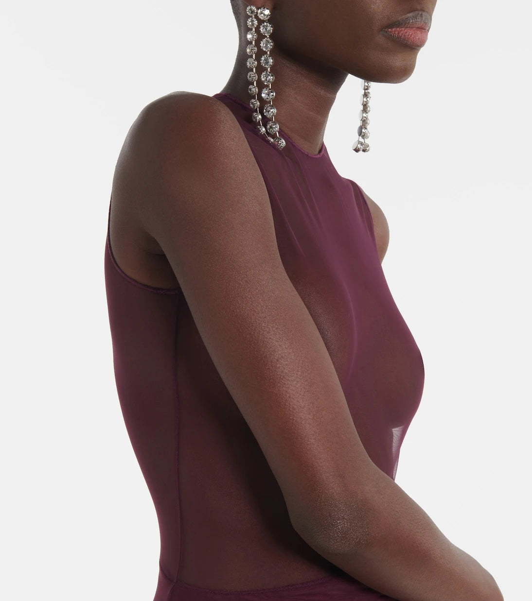 Alex Perry - Sheer mesh midi dress