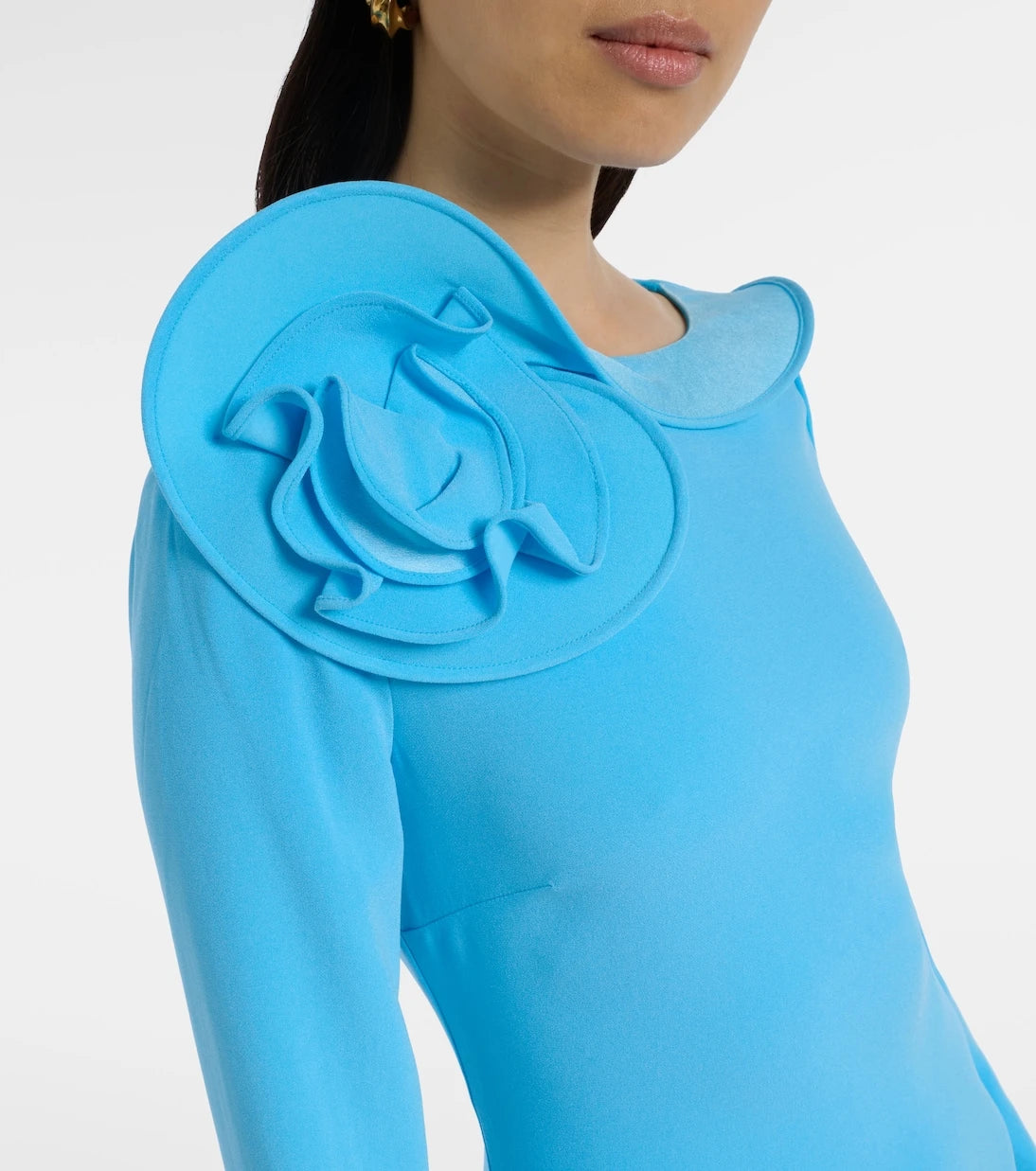 Roland Mouret - Floral-appliqué gown