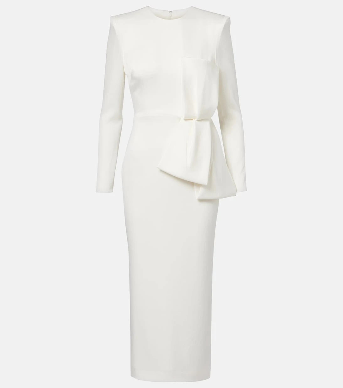 Alex Perry - Bow-detail crêpe satin gown