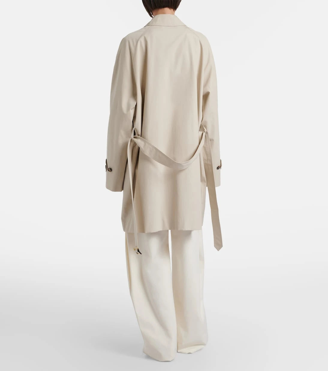 The Row - Amaya belted cotton car coat