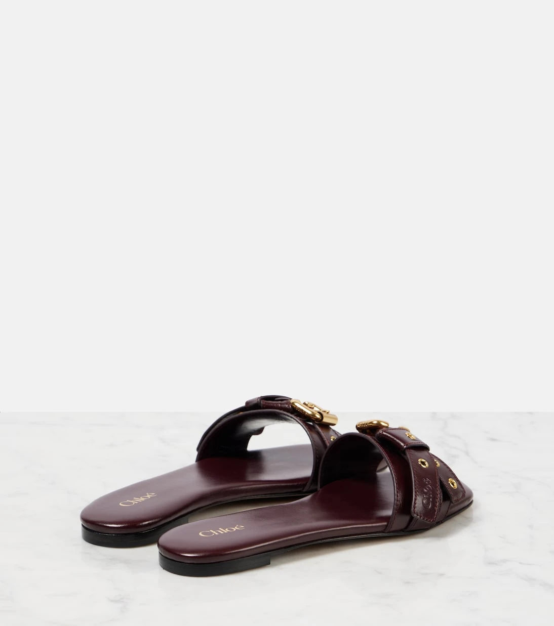 Chloé - Mae embellished leather sandals