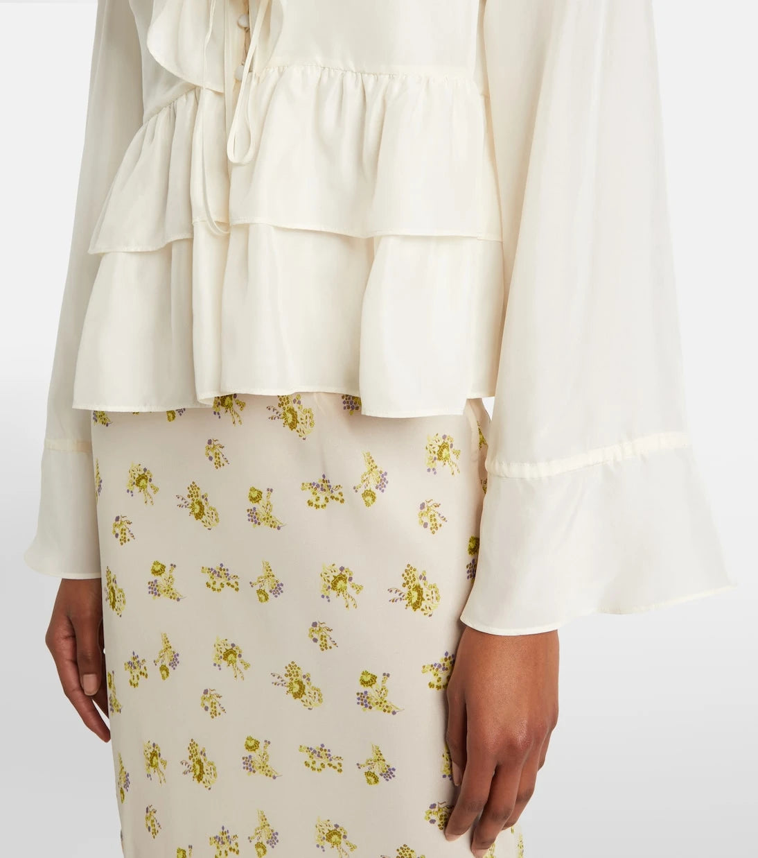 Dorothee Schumacher - Ruffled silk shirt