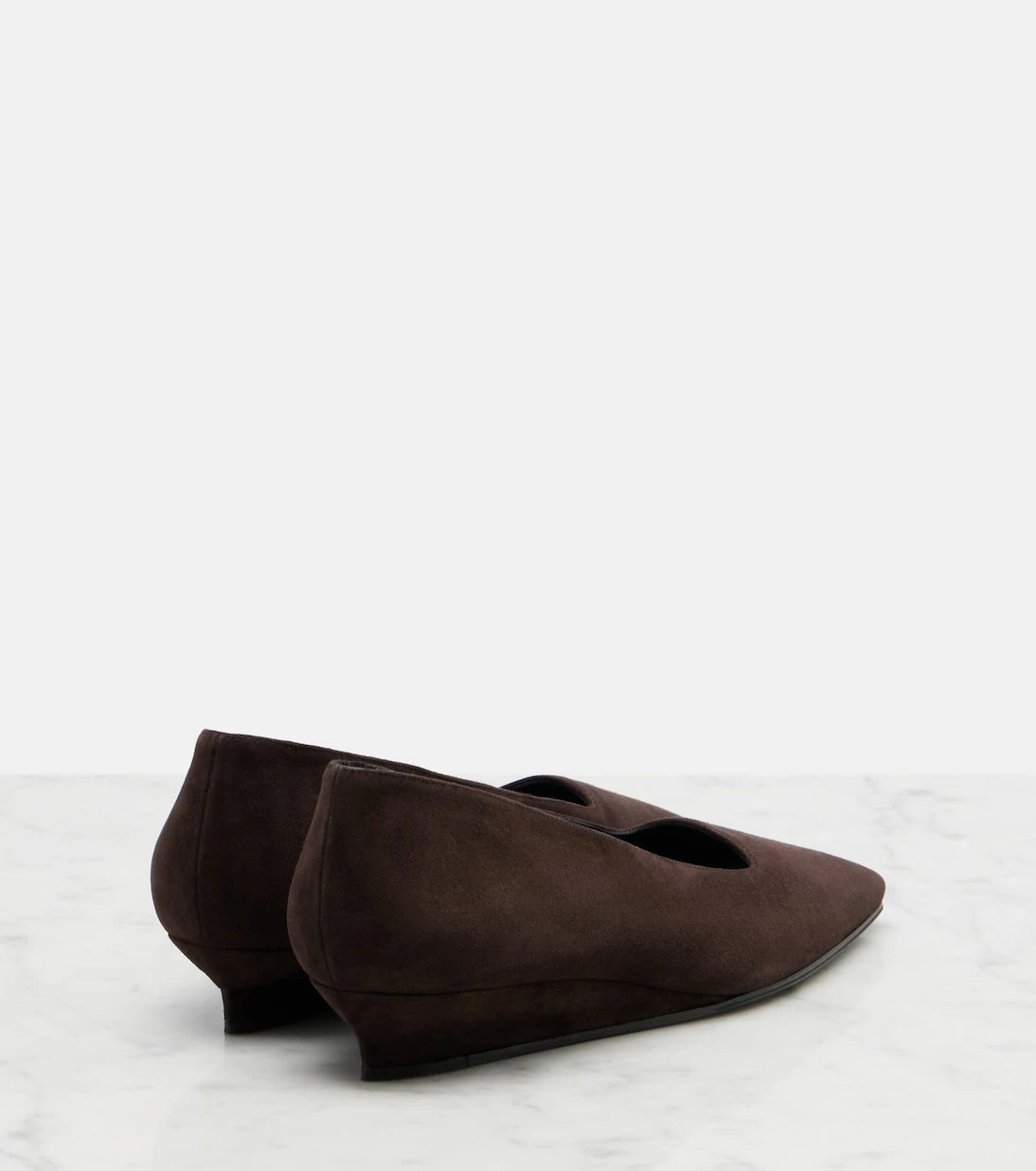 The Row - June suede wedges