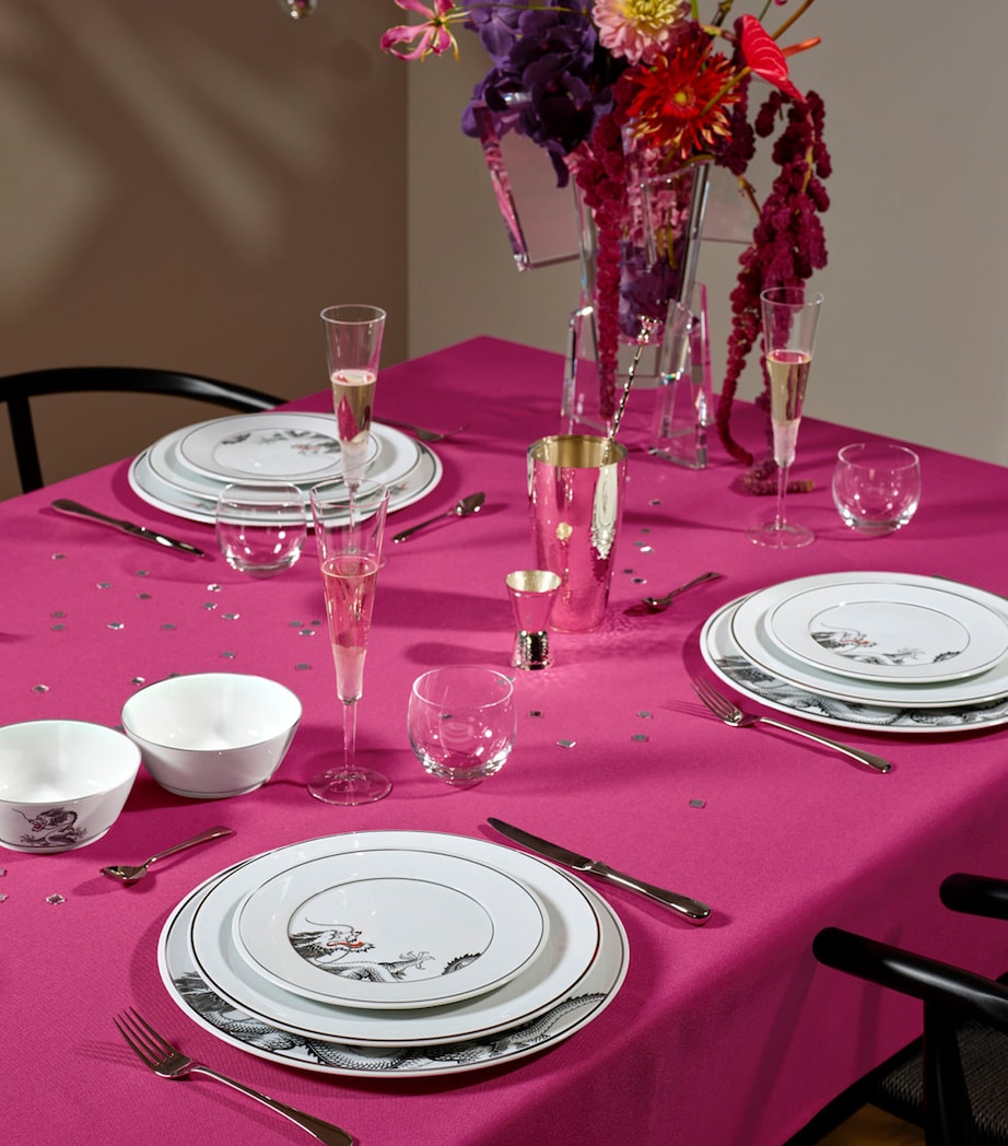 Meissen Porcelain-Platinum Lucky Dragon Dessert Plate (22cm)