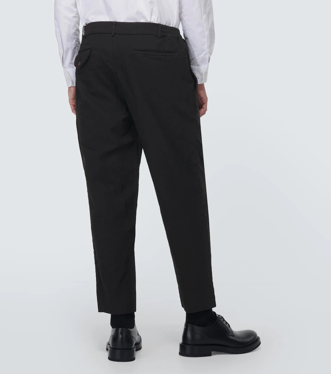 Comme des Garçons Homme Deux - Mid-rise cropped pants