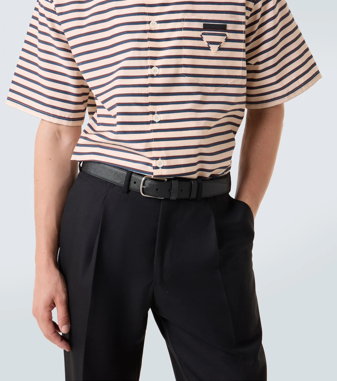 Prada - Saffiano leather belt