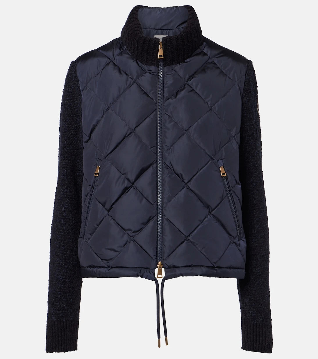 Moncler - Down-paneled cotton-blend cardigan