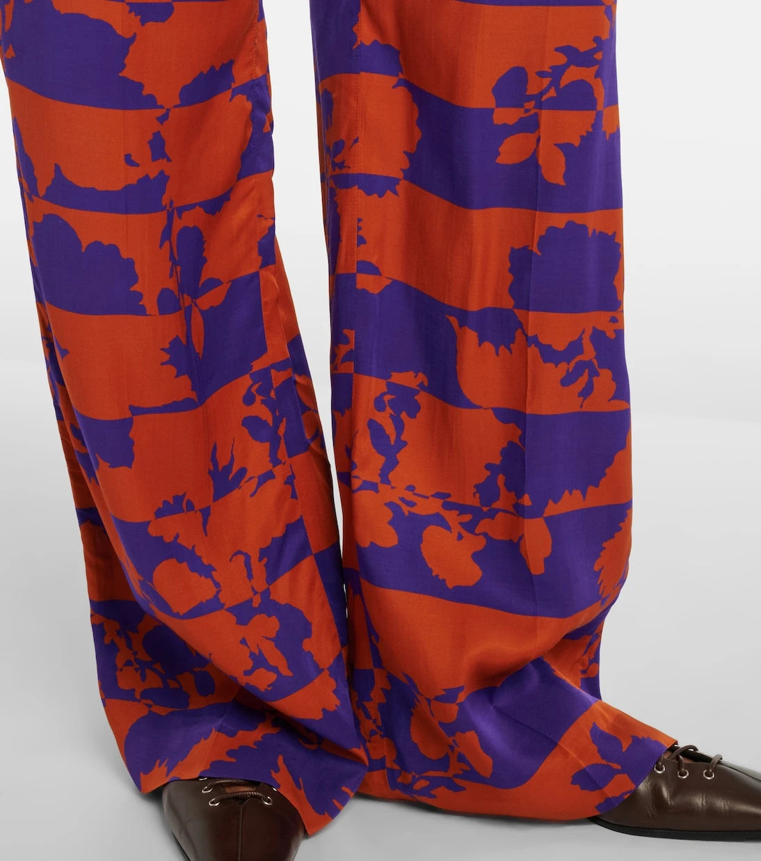 Dries Van Noten - Printed wide-leg pants