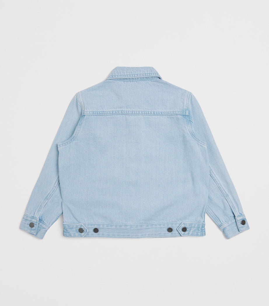 Stella McCartney Kids Floral Embroidered Denim Jacket (2-12 Years)
