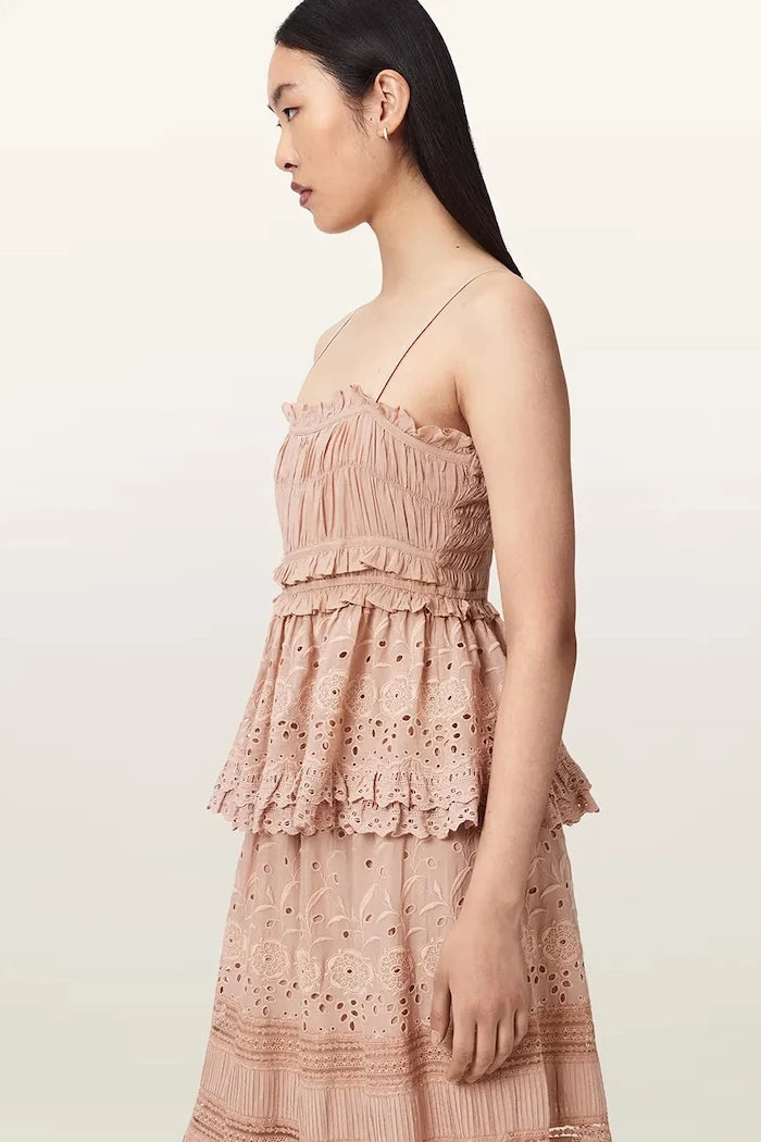 AllSaints топ дамски с вискоза CAMILLE