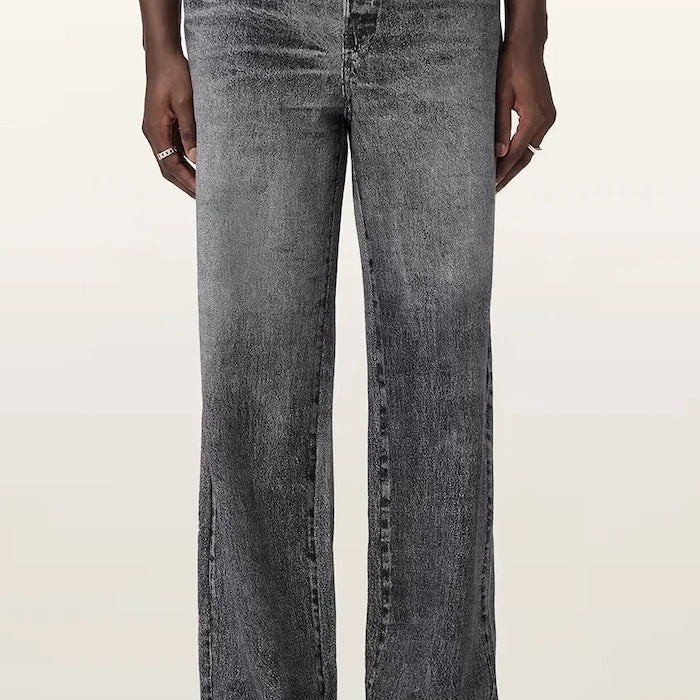 AllSaints wide leg erkek LENNY kot pantolon