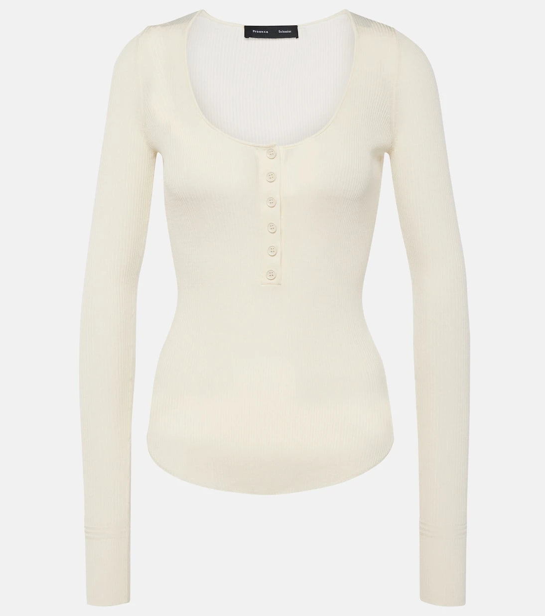 Proenza Schouler - Boyd ribbed-knit Henley shirt