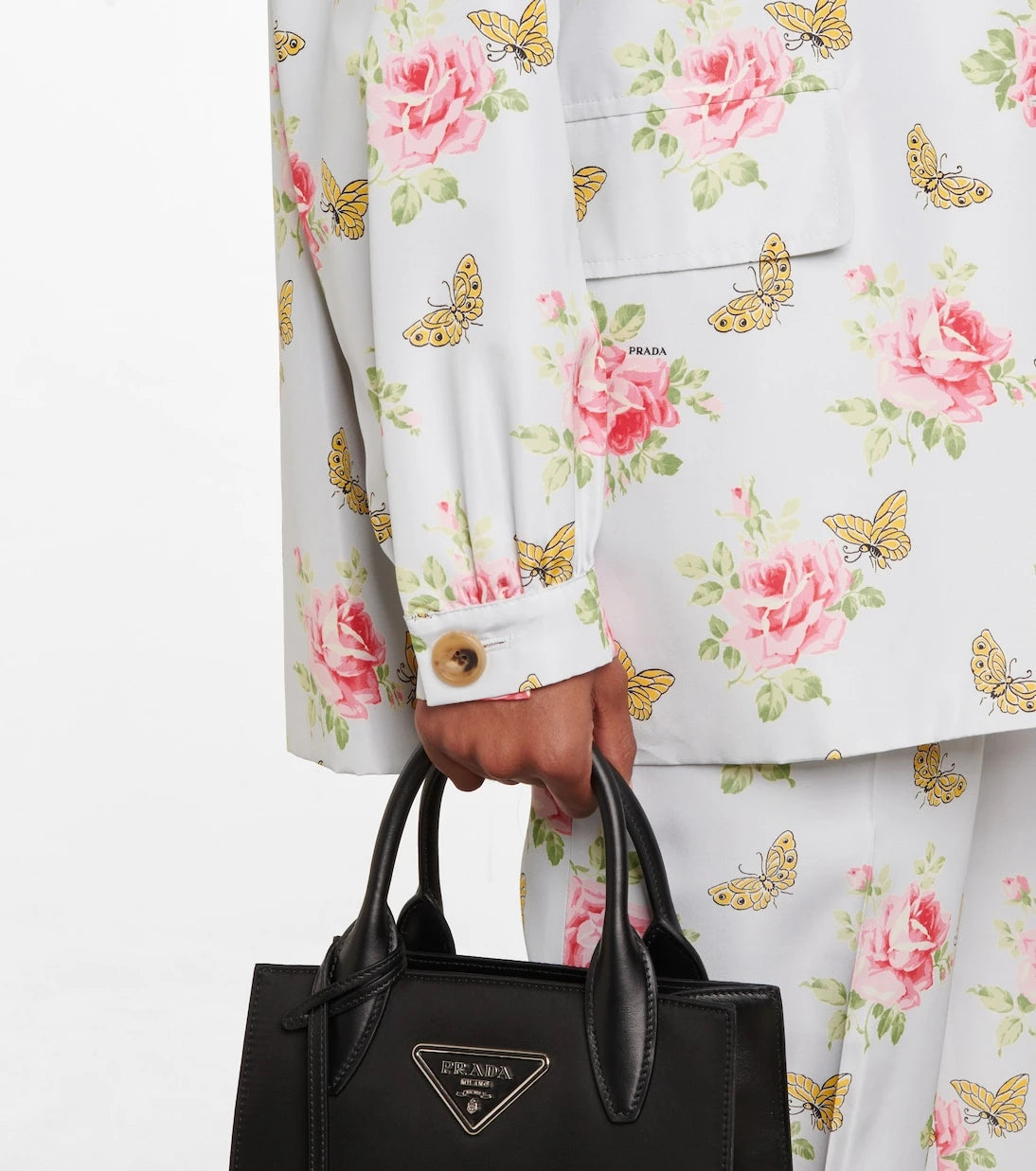 Prada - Printed silk jacket
