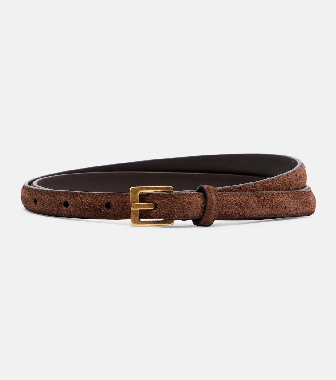 The Row - City suede belt
