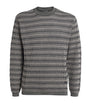 Emporio Armani Multi Virgin Wool Geometric Jacquard Sweater