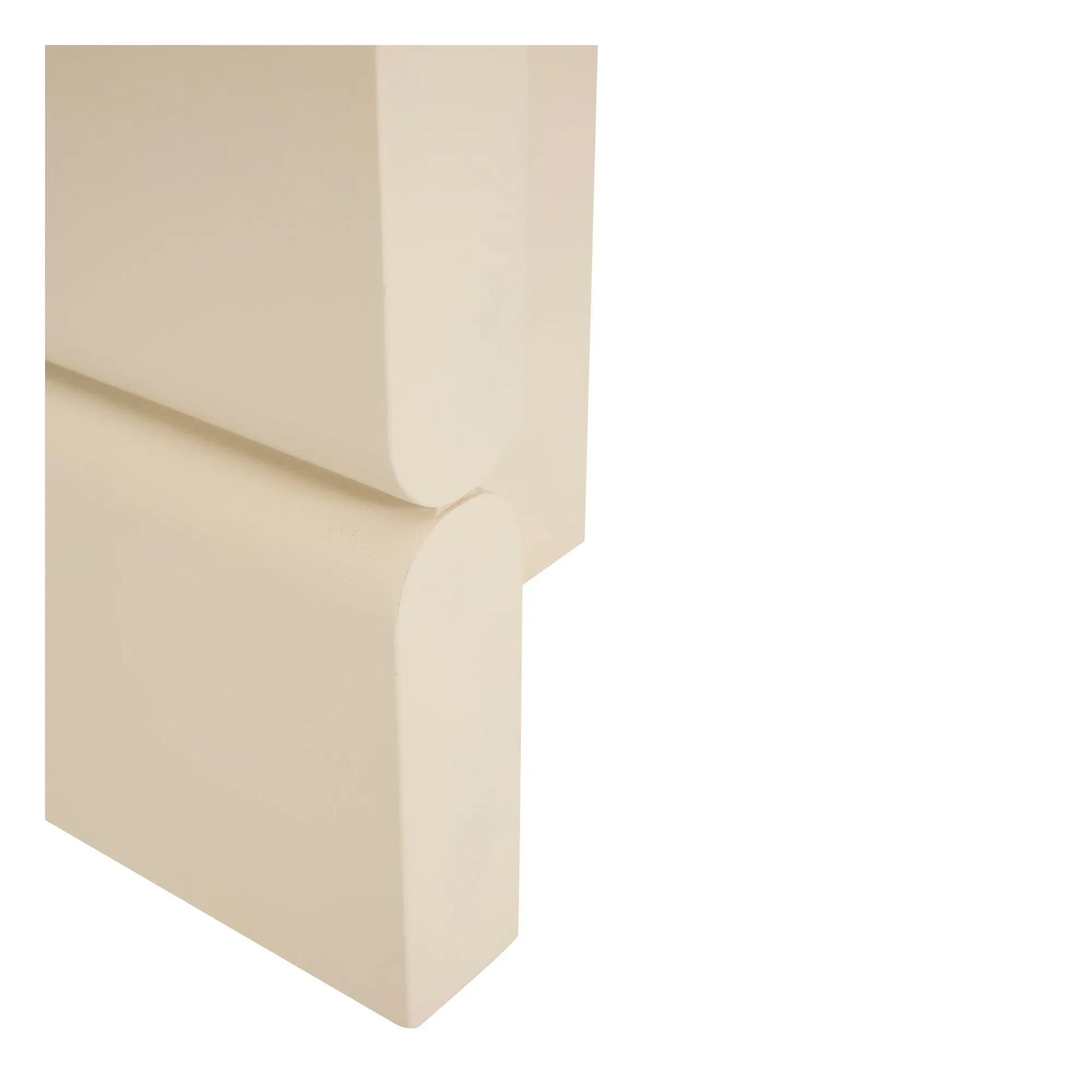 Nobodinoz - Noon painted wood side table | Ivory