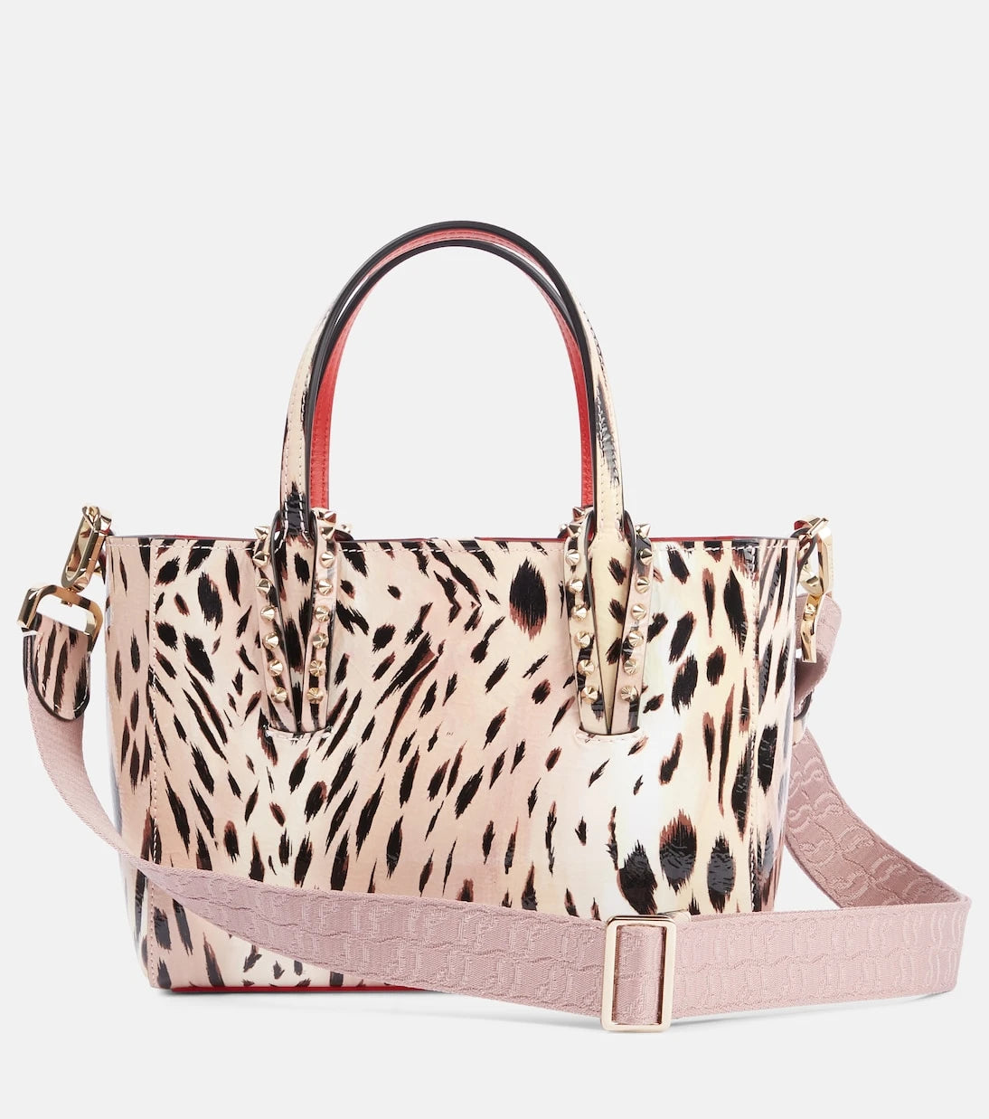 Christian Louboutin - Cabata Mini leopard-print leather tote bag
