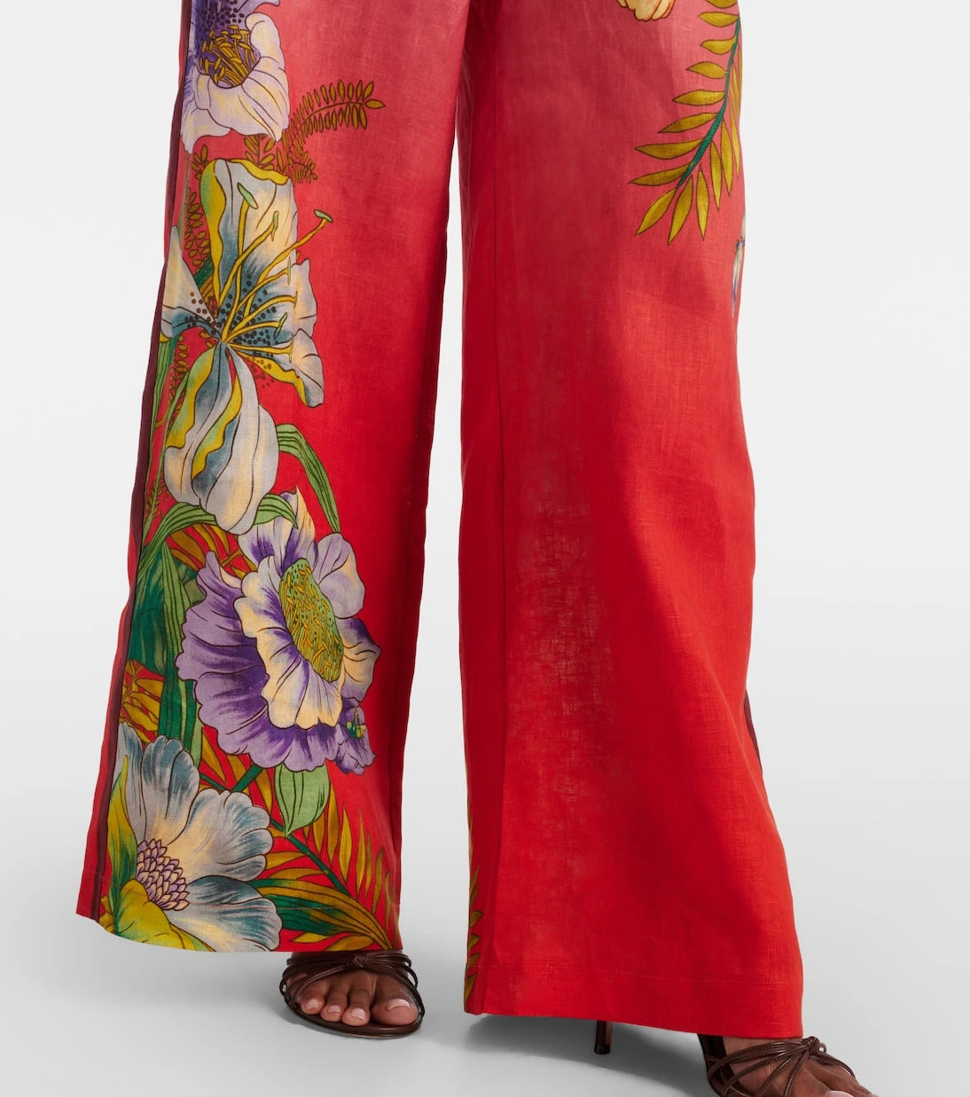 Alémais - Inez ombré linen wide-leg pants
